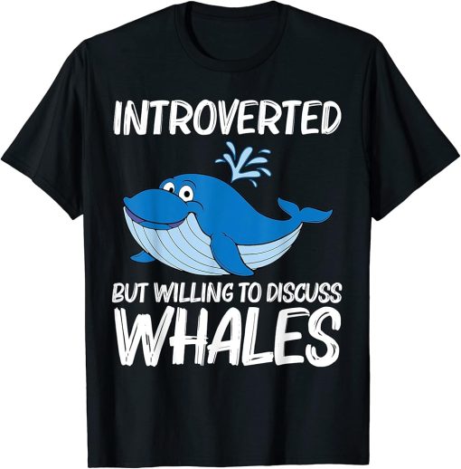 Funny Whale Art For Men Women Orca Narwhal Blue Whales T-Shirt